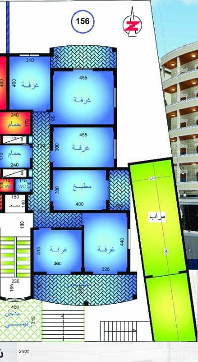  بسم الله الرحمن الرحيم تاني عضم للبيع جانب جامع الرحمن