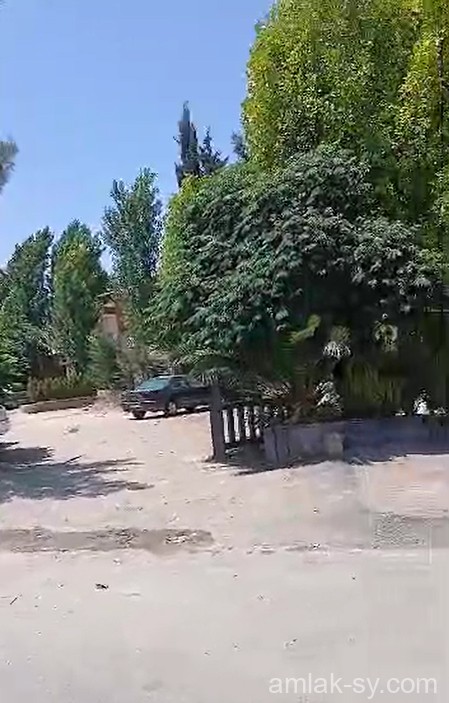 للبيع أرض واحد دونم  دمشق طريق المطار جانب معلا العرض (500)