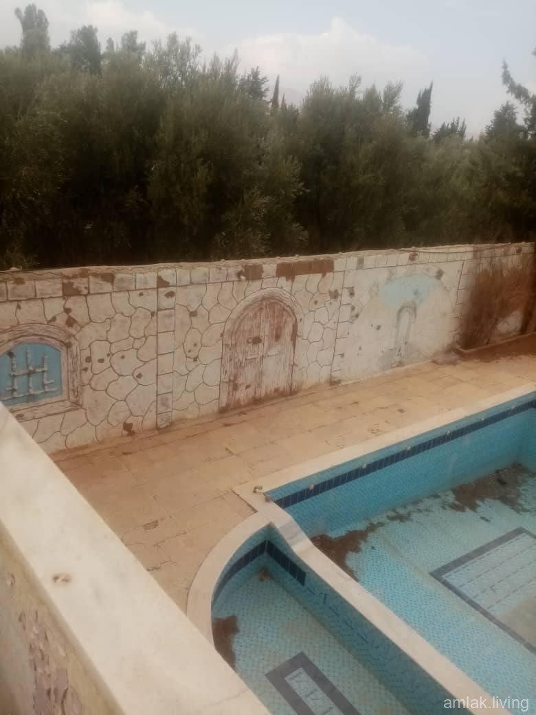 للبيع مزرعة في منشية  خان الشيح  مساحتها دونم (2400 سهم) طابو أخضر