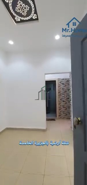 شقة أرضية للبيع 85 م مع حديقتين قبلية شمالية- ريف دمشق-ضاحية قدسيا الجزيرة الخامسة