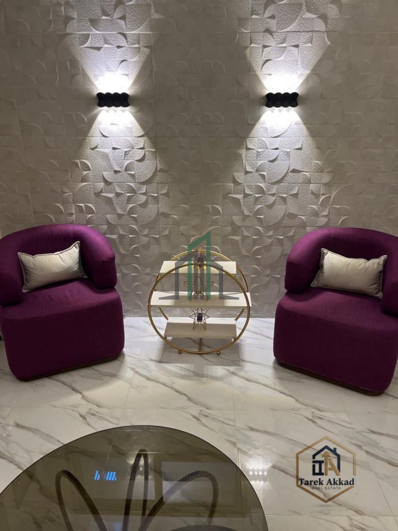 سويت مع الفرش للبيع 60 م - ريف دمشق-ضاحية قدسيا الجزيرة B1 امتداد امية كلاس