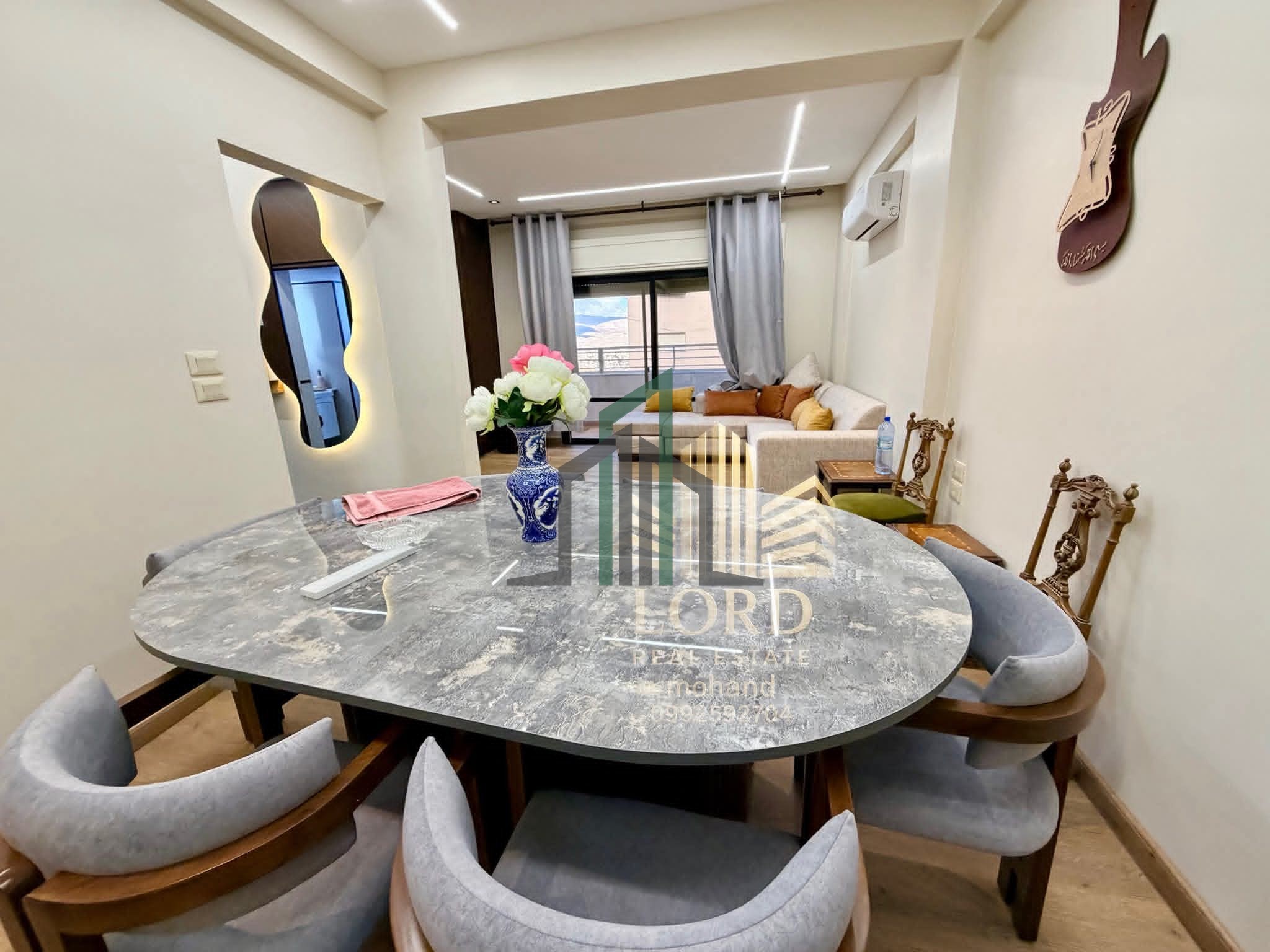 شقة للأجار 110م - مشروع دمر الجزيرة 24